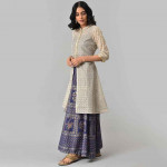 "Women Printed Choli With Elasticated Skirt and Jacket "