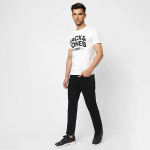 Men Black Glen Slim Fit Mid-Rise Stretchable Jeans