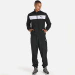 Men Black & White Printed Tracksuits