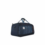 Blue Printed Travel Duffel Bag