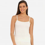 Women Off-White Solid Thermal Camisole