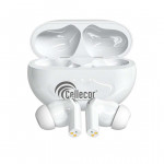 White Solid BroPods CB01 Waterproof Earbuds With 25 Hours Playtime