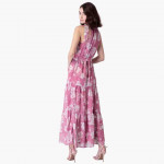 Women Floral Print Maxi Dress