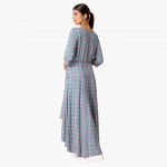 "Women Printed Woven High-Low Tunic "